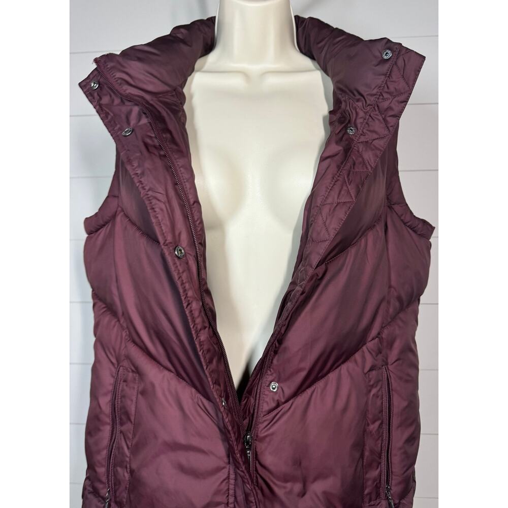 Plum Puffer Vest 🌬️ Winter-Cozy 3/4 Length Layer — Weatherproof